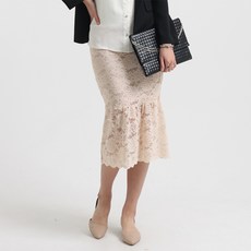엄짱 임산부 에버린 레이스 스커트