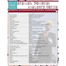 Spanish General Industry Terms Paperback, Mdk Publications