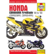 Honda Cbr900rr Fireblade '00 - '03: (Cbr929rr Cbr954rr) Paperback, Haynes Manuals