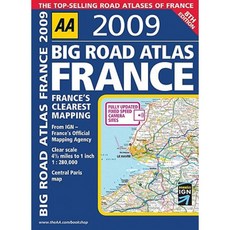 AA 大路地圖集法國 2009 年平裝本, AA出版
