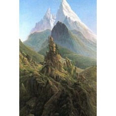 Journal: Casper David Friedrich 1824: Simple Lined Page Journal Paperback, Createspace Independent Publishing Platform