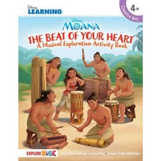 Moana - The Beat of Your Heart: A Musical Exploration Activity Book Disney Learning Paperback, Hal Leonard Publishing Corporation