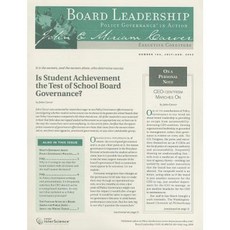 Board Leadership Number 104 Paperback, Wiley-Interscience