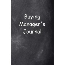 Buying Manager's Journal Chalkboard Design: (Notebook Diary Blank Book) Paperback, Createspace Independent Publishing Platform