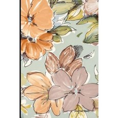 Journal Daily: Flower Watercolor Painting Lined Blank Journal Book 6 X 9 200 Pages Paperback, Createspace Independent Publishing Platform