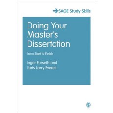 Doing Your Master's Dissertation: From Start to Finish Paperback, Sage Publications Ltd