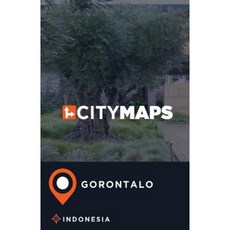 印尼哥倫打洛城市地圖平裝本, Createspace獨立發布平台