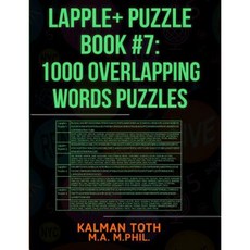 Lapple+ Puzzle Book #7: 1000 Overlapping Words Puzzles Paperback, Createspace