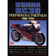 Honda Rc30 Performance Portfolio 1988-1992 Paperback, Brooklands Books