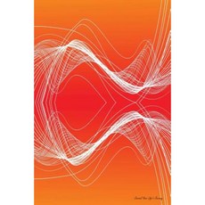 Journal Your Life's Journey: Bright Curved Lines Orange Lined Journal 6 X 9 100 Pages Paperback, Createspace Independent Publishing Platform