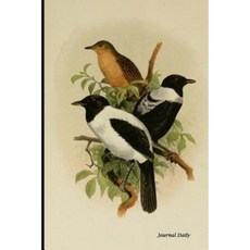 Journal Daily: Birds and Flowers Lined Blank Journal Book 6 X 9 200 Pages Notebook for Writing Paperback, Createspace Independent Publishing Platform