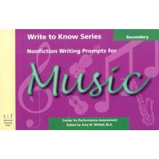 Nonfiction Writing Prompts for Secondary Music Paperback, Advanced Learning Press
