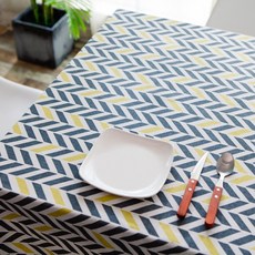 ECODY 印花造型桌巾, 對角線, 90 x 90 厘米