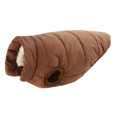 Buycell 寵物服飾 鋪棉背心, 棕色