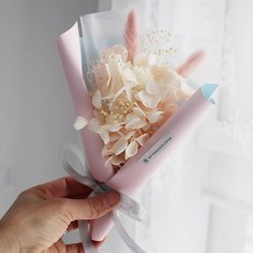 모리앤 프리져브드 수국꽃다발, 베이비핑크