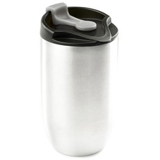 지에스아이아웃도어 글레이셔 8온스 도피오 커뮤터 머그컵, Silver, 1개