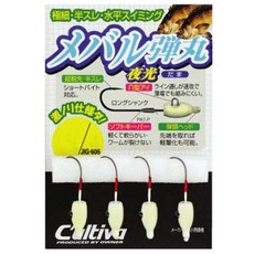 Owner cultiva rockfish jig head 夜光 2g 4p JH-83G, 1個