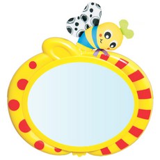 playgro 培高 蜜蜂造型車用觀察鏡, 黃色, 1入