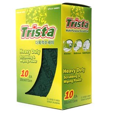 THREE STAR 星標 高級多用途菜瓜布 中, 10入, 1個