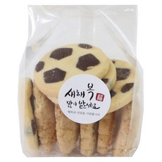 Hwangssinaedosirak 透明M袋 42入 + 新年福氣書法圓形便當貼紙 42入, 1套