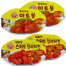 OTOKI 不倒翁 即食糖醋肉丸 180g 2入 + 即食甜辣炸雞 180g 2入, 1組