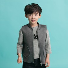 WISHKIDS 男童拉鍊背心