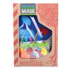 Seedling 수퍼히어로 마스크 만들기, 혼합 색상, 1개