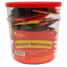 Learning Resources 俄羅斯方塊造型拼圖 LER0286-6 6色 72片組, 72 件, 1組