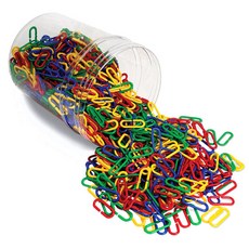 Learning Resources 扣環連接玩具 LER0257 4色 500片組, 1組