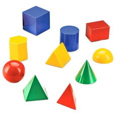 Learning Resources 立體幾何模型 LER0922 L號 10入組, 1套