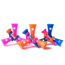 Golfdia Tidera Trim 高爾夫 T 卹 3 件套, 橘色 粉色 藍色, 1組