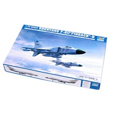 Trumpeter 1:72 중국 Shenyang F-8II Fin Back-B 프라모델 TRU2455, 1개