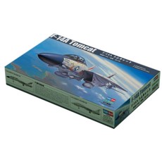 HobbyBoss 1:72 US F-14A Tomcat 전투기 프라모델, 1개