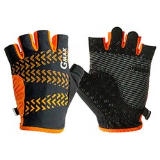 지맥스 여성용 그리드 아웃도어 반장갑 GMS10046, 오렌지, 1개