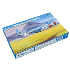 Trumpeter 1:48 영국 De Havilland WaspF 1 전투기 프라모델, 1개