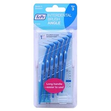 TePe 緹碧 G字型牙間刷牙間刷 角度 0.6mm 藍色, 6件, 1個