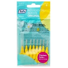 TePe 緹碧 I字型牙間刷牙間刷 原裝 0.7mm 黃色, 8件, 1個