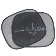 Urbain Class 車用黏貼式印花遮陽板, Paris, 2件