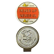 Golf it 史努比 高爾夫球標 X797NO, Never up 橘色, 2個