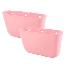 부자오빠 차량용 거치형 사이드포켓 핑크, 2개