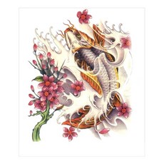 Partybok 紋身貼紙 MQA19 L號, 混色, 1套