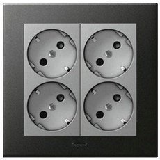 legrand Arteo 植入 4 爪出口 45 度石墨, 1個