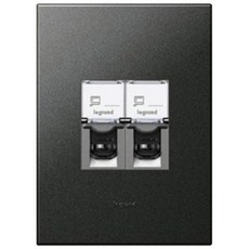 legrand Arteo 模塊化 2 爪插座 8P+8P 石墨, 1個