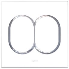 legrand Arteo 寬 2 爪圓形機械開關白色, 1個