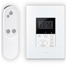 legrand Arteo clockcon遙控器2開關白+遙控器, 1套