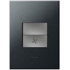 아남르그랑 아테오 2구 사각메커니즘 스위치 환풍기 그라파이트, 1개