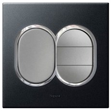 legrand Arteo Wide 3 爪圓形機械開關石墨, 1個