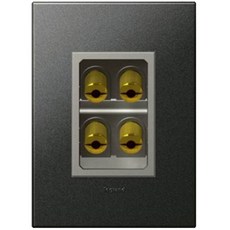 legrand Arteo 環繞插孔 2 爪插座 石墨, 1個