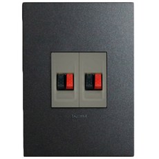 legrand Arteo 揚聲器插孔 2 爪插座石墨, 1個