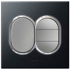 legrand Arteo Wide 4 爪圓形機械開關 A 型石墨, 1個